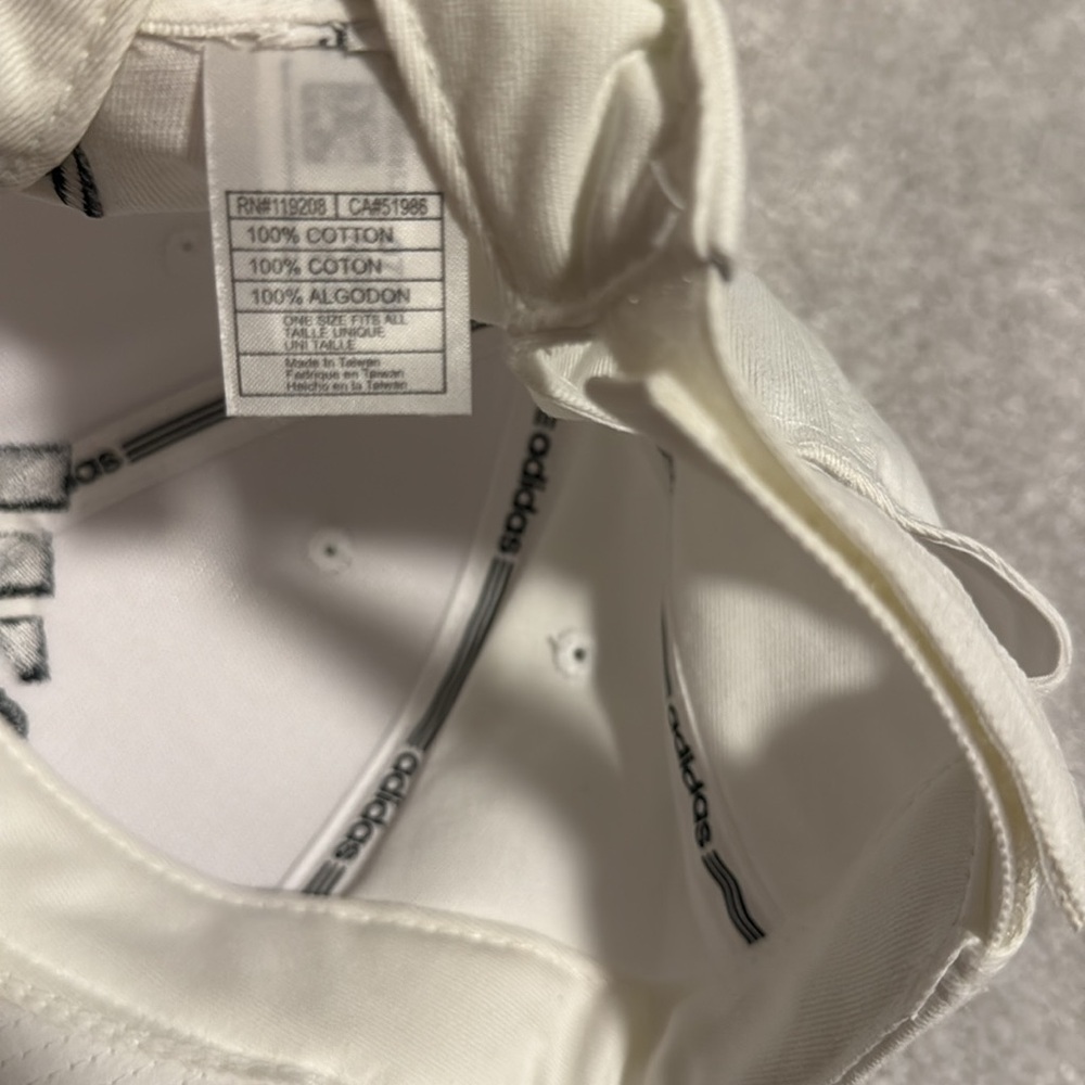 White Adidas Padel Hat - Picture 6 of 6